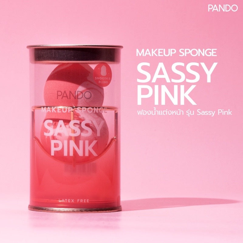 PANDO Makeup Sponge - Sassy Pink