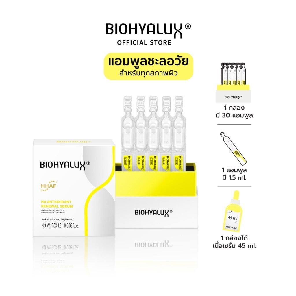 Biohyalux - HA Anti Oxidant Renewal Serum