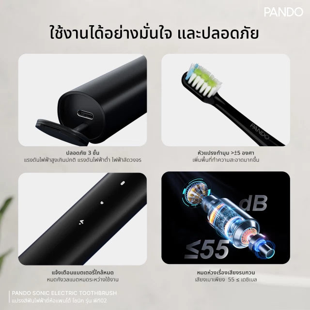 Pando Sonic Electric Toothbrush