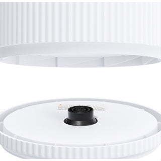 Furrytail Clear Drinking Fountain - White
