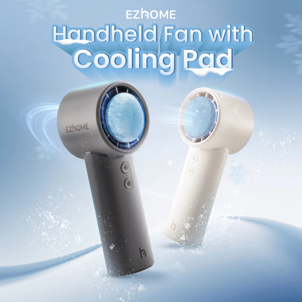 EZhome Handheld Fan with Cooling Pad Pro
