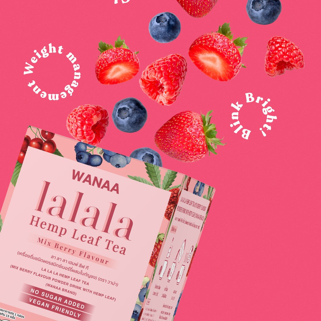 WANAA La La La Hemp Leaf Tea (Mix Berry Flavour)