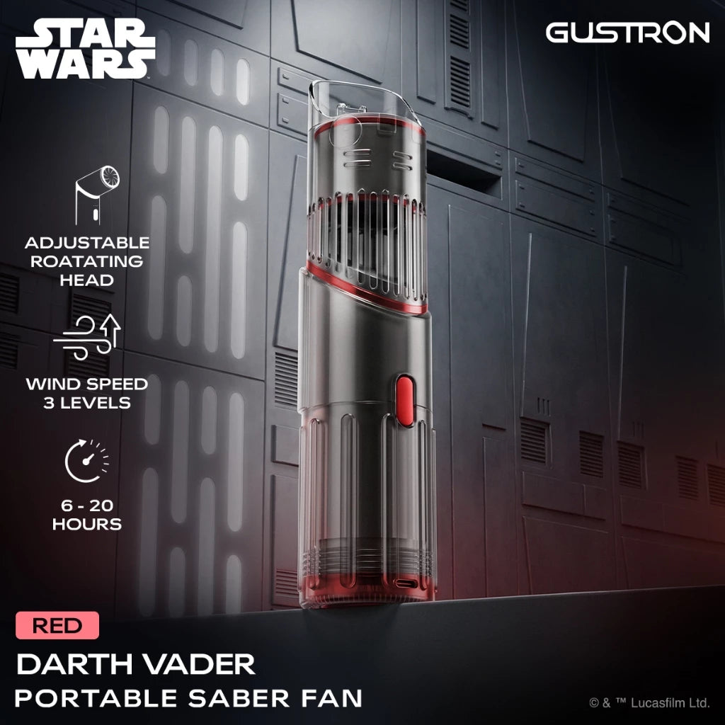 BTS Price_Gustron Portable Saber Fan Darth Vader - Red