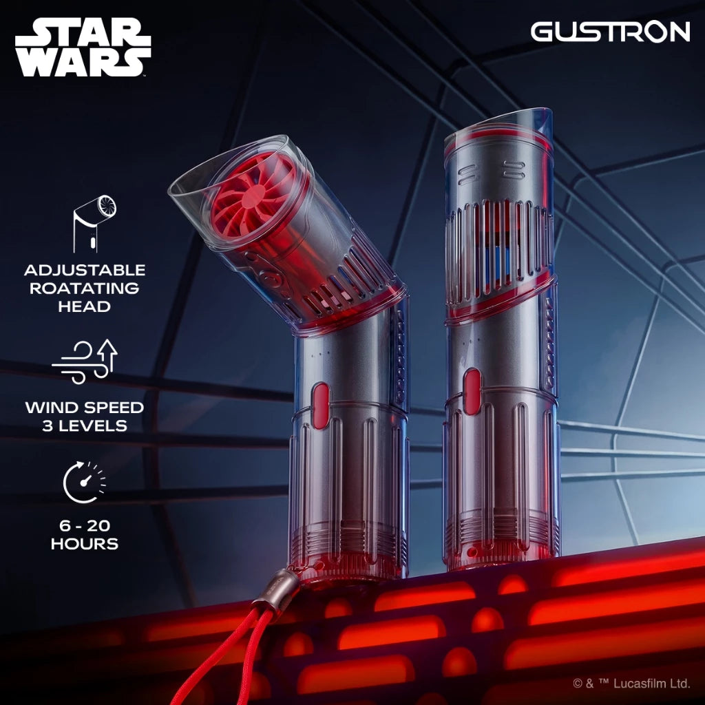 BTS Price_Gustron Portable Saber Fan Darth Vader - Red