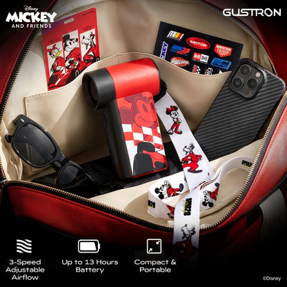 BTS Price_Gustron Portable Handheld Fan Mickey Racing - Red