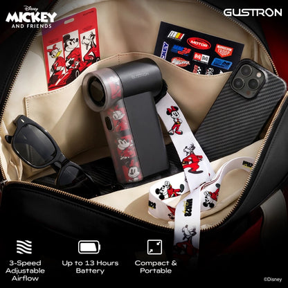 BTS Price_Gustron Portable Handheld Fan Mickey Racing - Black