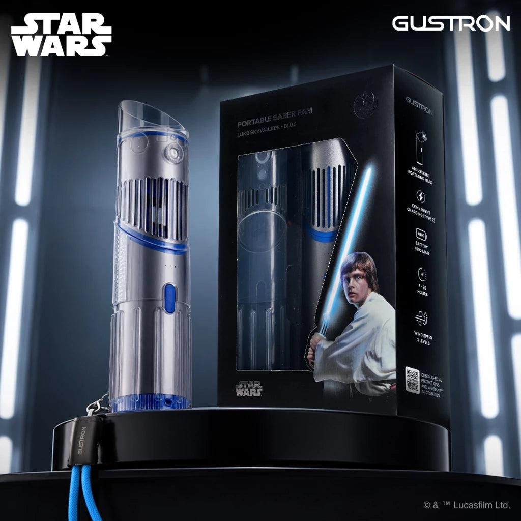BTS Price_Gustron Portable Saber Fan Luke Skywalker - Blue