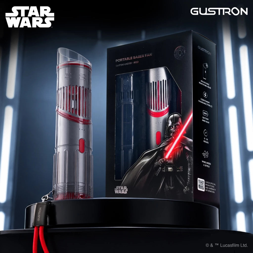 BTS Price_Gustron Portable Saber Fan Darth Vader - Red