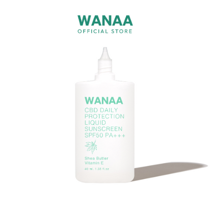 WANAA CBD Daily Protection Liquid Sunscreen SPF50 PA+++ - 40ml