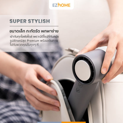 EZhome Handheld Fan with Cooling Pad