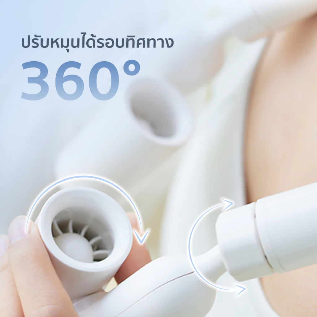 EZhome Double Cooling Neck Fan พัดลมคล้องคอ