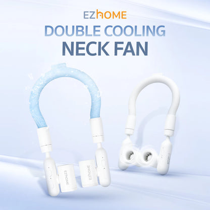EZhome Double Cooling Neck Fan พัดลมคล้องคอ