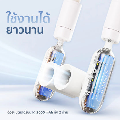 EZhome Double Cooling Neck Fan พัดลมคล้องคอ