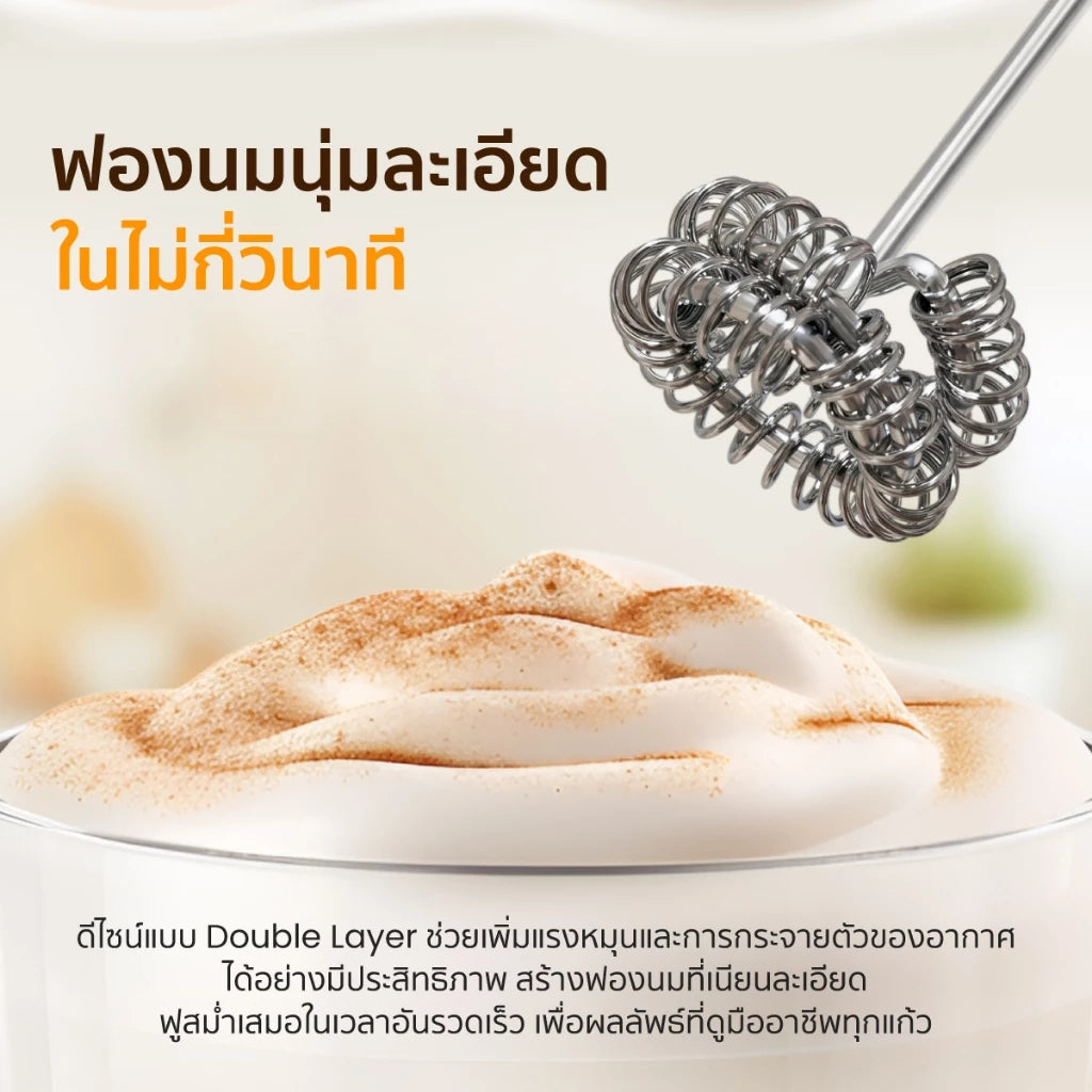 [New Series] EZhome Milk Frother เครื่องตีฟองนม
