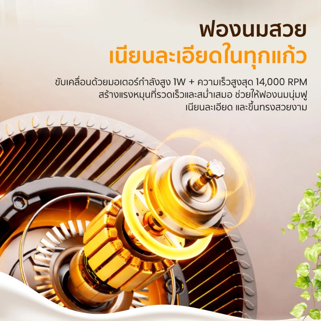 [New Series] EZhome Milk Frother เครื่องตีฟองนม