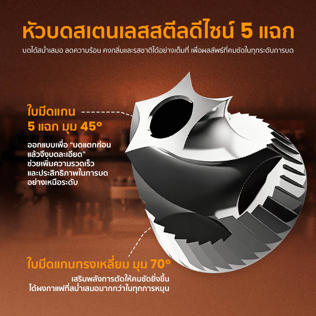 [New Series] EZhome Manual Grinder เครื่องบดกาแฟด้วยมือ